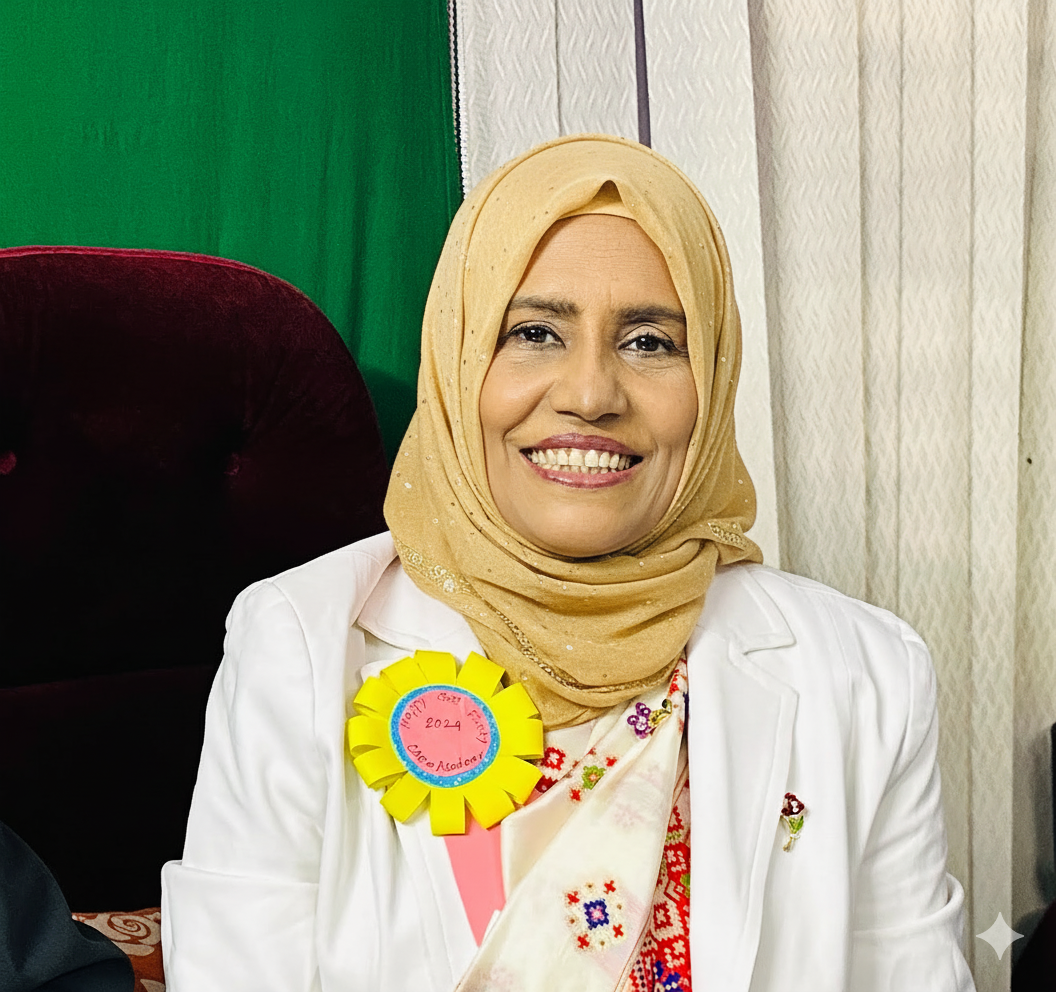Principal smiling